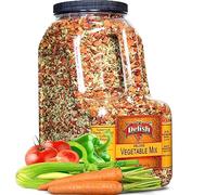 Deluxe Dried Vegetable Soup Mix by Its Delish, 4 LB Restaurant Gallon Size Jug With handle | Premium Blend of Dehydrated Vegetables | Cooking, Camping, Emergency Food Supply - Salt-Free, Vegan, Kosher