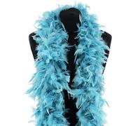 Deluxe Dusty Blue Feather Boa - 100g -180cm