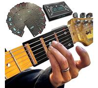 Deluxe Edition with Case Learn Guitar in Minutes Card Chords (Fits All Guitars) GUITAR CHORDS allow you to PLAY the ACOUSTIC or ELECTRIC Guitar while the CARD is on the FRETBOARD Guitar Starter Kit