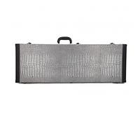 Deluxe Electric Guitar Case by Gear4music - Silver