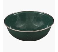Deluxe Enamel Vintage Camping Bowl - Green