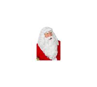 Deluxe Father Christmas Wig & Beard Set - Realistic Santa Look, Adjustable Adult Size, Premium Widmann Quality
