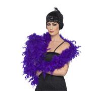 Deluxe Feather Boa Flapper Burlesque Accessory 180cm Long 80G Fancy Dress