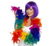 Deluxe Feather Boa Flapper Burlesque Accessory 180cm Long 80G Fancy Dress