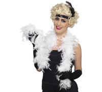 Deluxe Feather Boa Flapper Burlesque Accessory 180cm Long 80G Fancy Dress