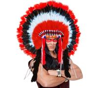 Deluxe Feather Headdress with Marabou Statement Festival & Costume Headpiece