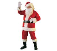 Deluxe Flannel Santa Suit Adult Costume X-Large