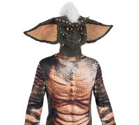 Smiffys Deluxe Gremlins 2 Stripe Latex Mask with White Mohawk Hair Official Licensed Horror Fancy Dress Overhead Mask for Adults