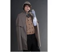 Deluxe Grey Sherlock Holmes Victorian Cape