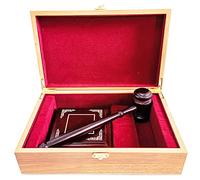 Deluxe Hammers and Blocks Set - Ideal Gift or Yard Room Accessory - High Quality Wooden Gavels