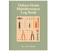 Deluxe Home Maintenance Log Book: Homeowner Project Planner and DIY Renovation Book: Detailed Service Record for Home Improvement Projects and Seasonal Maintenance