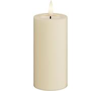 Deluxe Homeart Indoor Flameless LED Candle - Cream - with Real Flame™️ Tech
