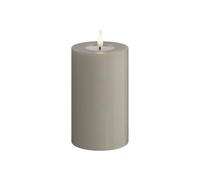Deluxe Homeart Indoor Flameless LED Candle - Sand - with Real Flame™ Technology - Battery Powered Candle (7.5 x 12.5 cm)