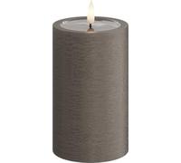 Deluxe Homeart Unique LED Candles - Handmade Real Wax Mocha Flickering Flameless Candle with 3D Real Flame™ Technology - 1500+ Hour Battery Life (7.5 x 12.5 cm)