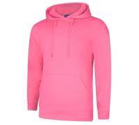 Uneek UC509 Deluxe Hooded Sweatshirt Candy Floss XL Colour: Candy Flos XL