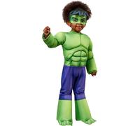 Rubies Official Marvel Spidey and His Amazing Friends Hulk Deluxe Toddler Costume, Kids Superhero Fancy Dress
