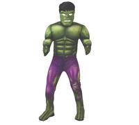 Deluxe Hulk Costume Marvel Bottle Green S
