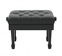 Deluxe Hydraulic Piano Stool by Gear4music Gloss Black