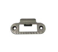 Deluxe Ideas Door Strike Plate Mortice Latch Tubular Lock Polished Chrome Finished 75mm 114mm Long Round Edge (2, 75mm Round)