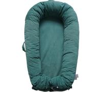 Deluxe Infant Lounger, Baby Nest Cover for Baby Girls & Boys, Newborn Essentials for Baby 0-12 Months, 100% Cotton, Co Sleeper Portable Travel Bed (DarkForest)