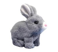 Deluxe Jumping Rabbit Toy, Electric Rabbit Figure, Soft Plush Animal, Interactive Electronic Pets with Ears, Bedroom Studio for Kids