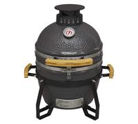 Deluxe Kamado BBQ Grill, Oven, Smoker, Ceramic 16"(40cm)