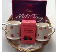 Deluxe Knightsbridge Very Berry Tea & Milk Tray Chocolates Hamper
