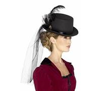 Deluxe Ladies Victorian Top Hat Traditional Historical Fancy Dress Accessory