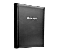 Deluxe Large Black Self Adhesive Photo Album Hold Various Sized Photos 50 Pages