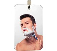 Deluxe Large Fogless Shower Mirror, Fogless Shaving Mirror(7.48 in X 11 in), Anit-Fog Shaving Mirror with Hook, Fog Free Wall Hanging Makeup mirror, Anti fog Shatterproof Mirror in Bathroom