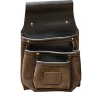 Deluxe Leather Nail & Tool Pouch - 3 Pockets - Connell of Sheffield
