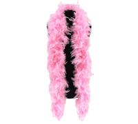 Deluxe Light Pink Feather Boa 180cm - 100g Fluffy Costume Accessory for Parties, Hen Nights, Burlesque & Fancy Dress