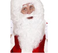 Deluxe Long White Santa Claus Fake Beard