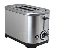 Deluxe Low Wattage Toaster | Silver | Travel Camping | EU & UK