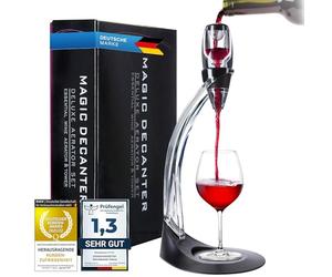 Deluxe Magic Decanter Wine Aerator with Stand - Luxury Wine Breather / Wine Pourer Decanter