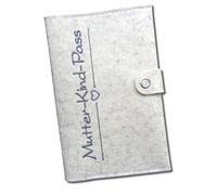 Deluxe Maternity Log Cover / Mother and Child log cover with Extra Compartments and Closure made from 100% Wool Felt - Made in Germany - in Various Sizes and Colours