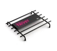 Deluxe Metal Trivet, Large, Black, 32cm x 24cm Kilo Black One Size