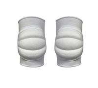 Deluxe MMA Thick Padded White Knee Pads - Small