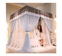 Deluxe Mosquito Net Canopy for Beds - Double & Single Mesh Drapes, Stylish Shielding Netting for Summer, Perfect Princess Room Bedroom Decoration