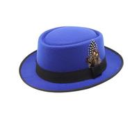 Deluxe Oktoberfest Hat Brown German Bavarian Hat with Feather, One Size - Ideal for Fancy Dress Accessory, Oktoberfest