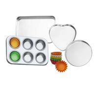 Deluxe Pan Set Compatible with Easy Bake Ultimate Oven | Includes 60 Cupcake Liners THAT WILL FIT UNLIKE OTHERS!! | Kids' Accessories for Cooking Eas