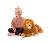 Deluxe Paws Realistic Large Lion Soft Toy Stuffed Plush 95cm (37") including tail