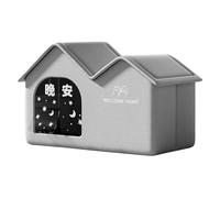 Deluxe Pet Dwelling - Exterior Home For Animals | Waterproof Oxford Cloth With Stable Folding Design Extra Large & Luxurious Warm Thick Interior Mat For Outdoor Bunnies Small Dog Breeds