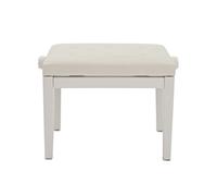 Deluxe Piano Stool by Gear4music White