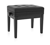 Deluxe Piano Stool with Storage by Gear4music