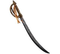 Deluxe Pirate Sword 67cm Antique Effect Fancy Dress Medieval Weapon Buccaneer (2-Pack)