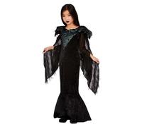 Raven Princess Deluxe Girls Fancy Dress Costume Kids Small - Age 4-6