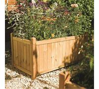Deluxe Rectangular Planter Cheshire Light Oak One Size