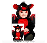 Deluxe Red Devil Bat Costume Toddlers Outfit Halloween Fancy Dress Boys Girls Ag