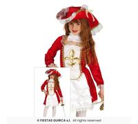 Deluxe Red Musketeer Costume Historical Medieval Kids Fancy Dress Outfit Age 3-1